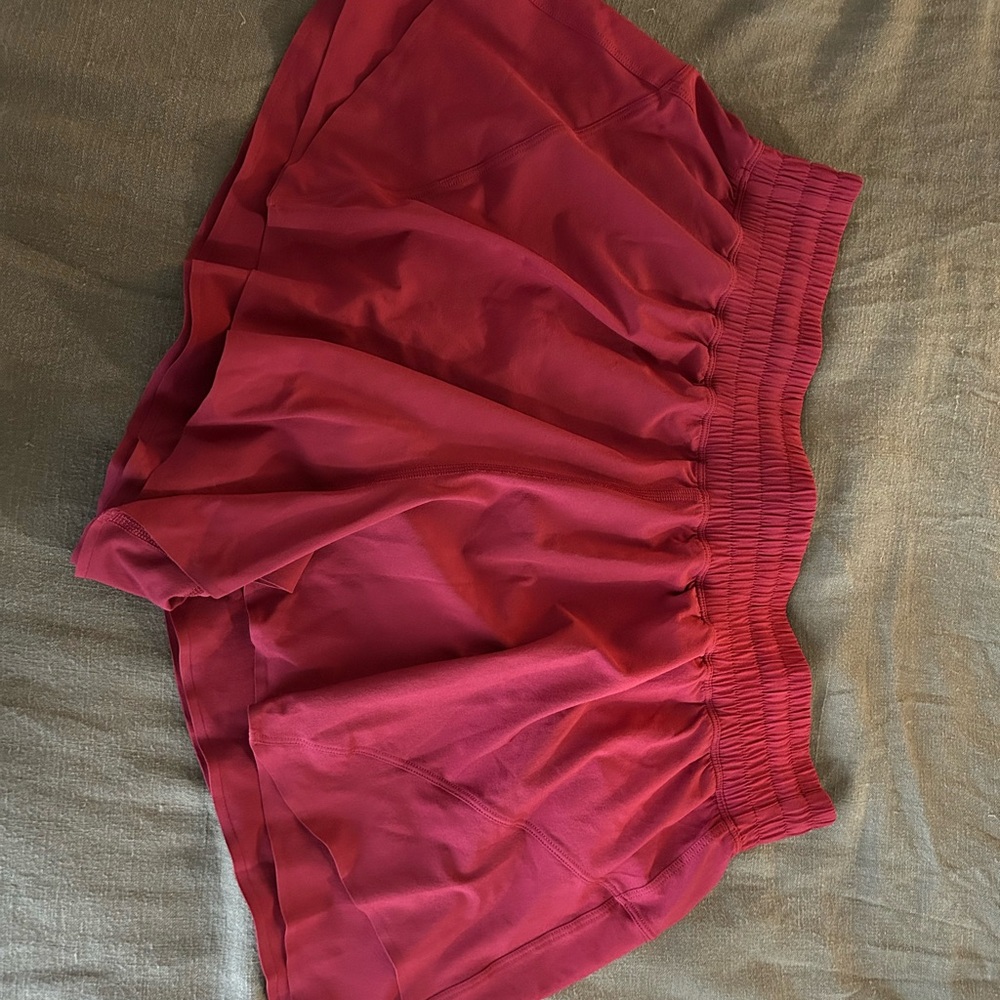 lululemon athletica Red Athletic Shorts
